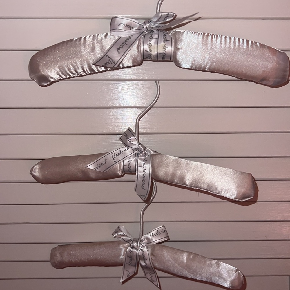 First Impressions Satin Padded Hangers
